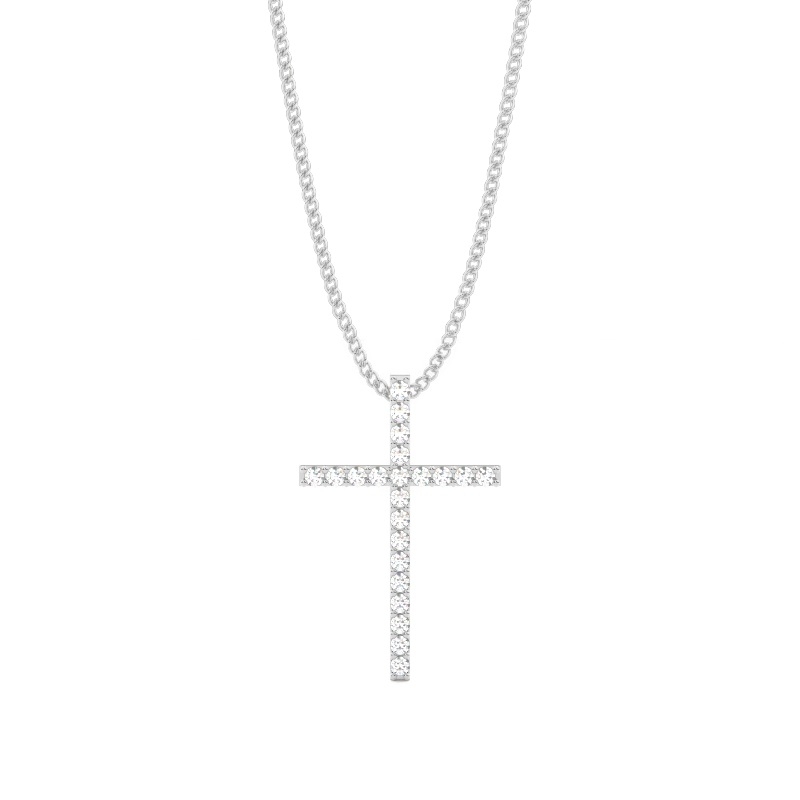 Classic Line Cross Necklace