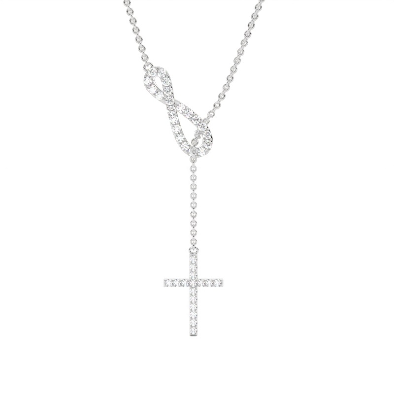 Infinity Cross Necklace