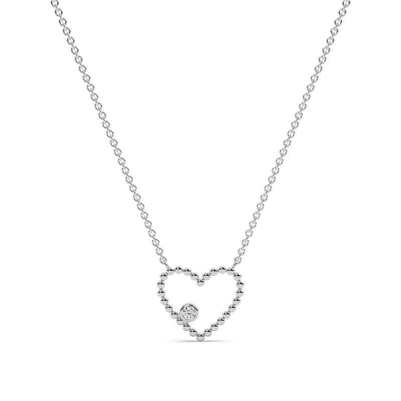 Beaded Heart Necklace