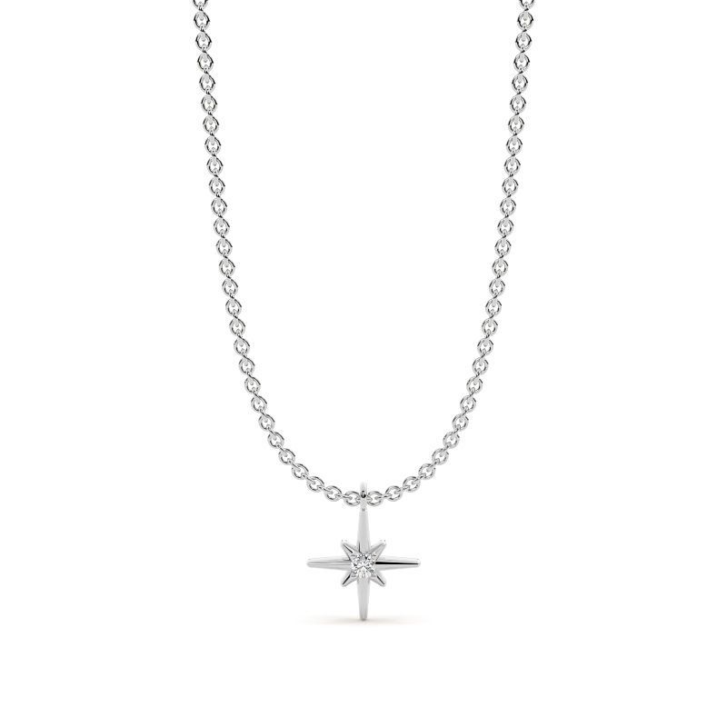 North Star Diamond Necklace