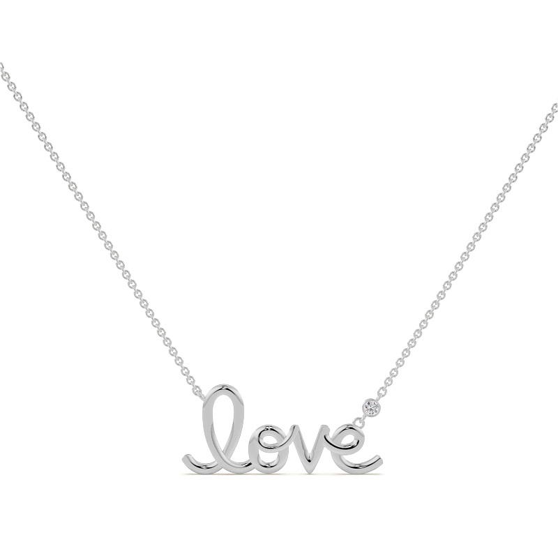 White Gold Everyday Diamond Pendants