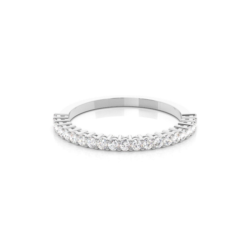 Open Prong Diamond Band