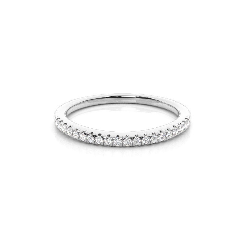 Slim Pave Diamond Band