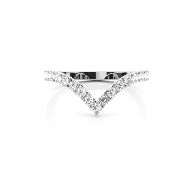 V-Line Diamond Ring
