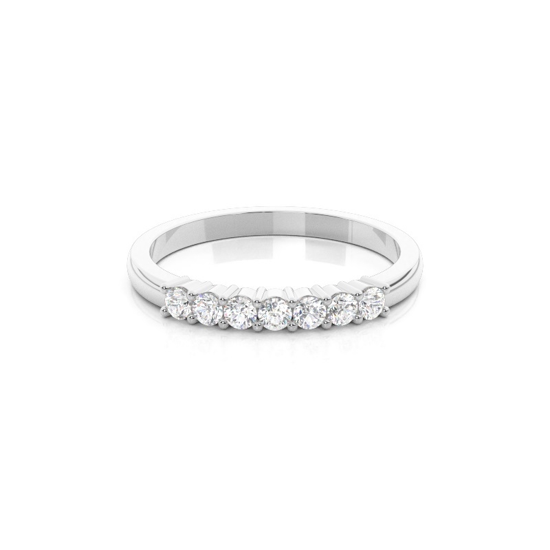 Lumina Curve Diamond Ring