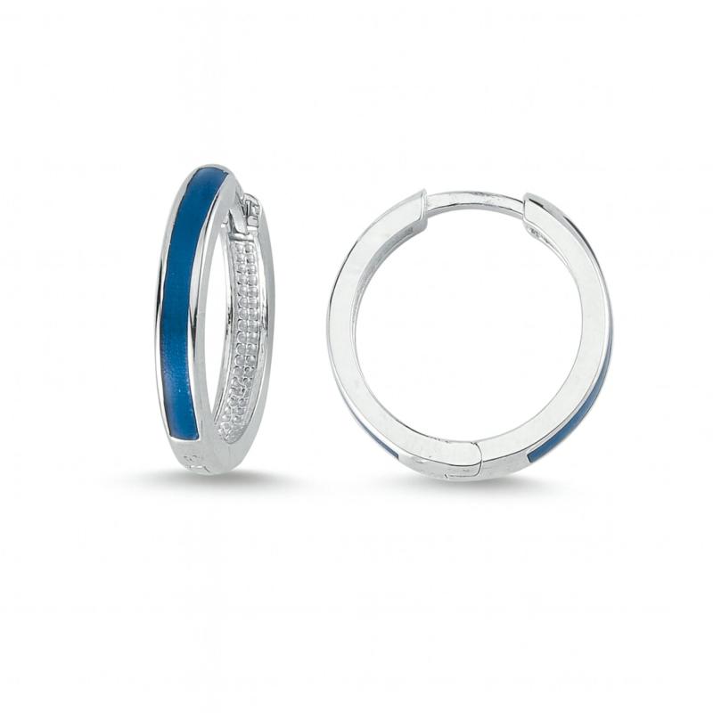 Blue Grande Lolly Earrings