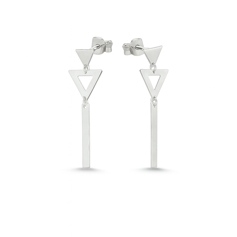 Triangle Drop Earrings