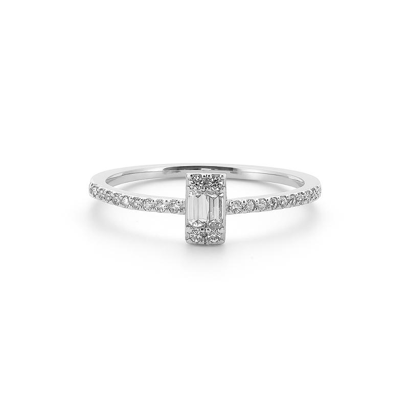 Classic Baguette Diamond Ring