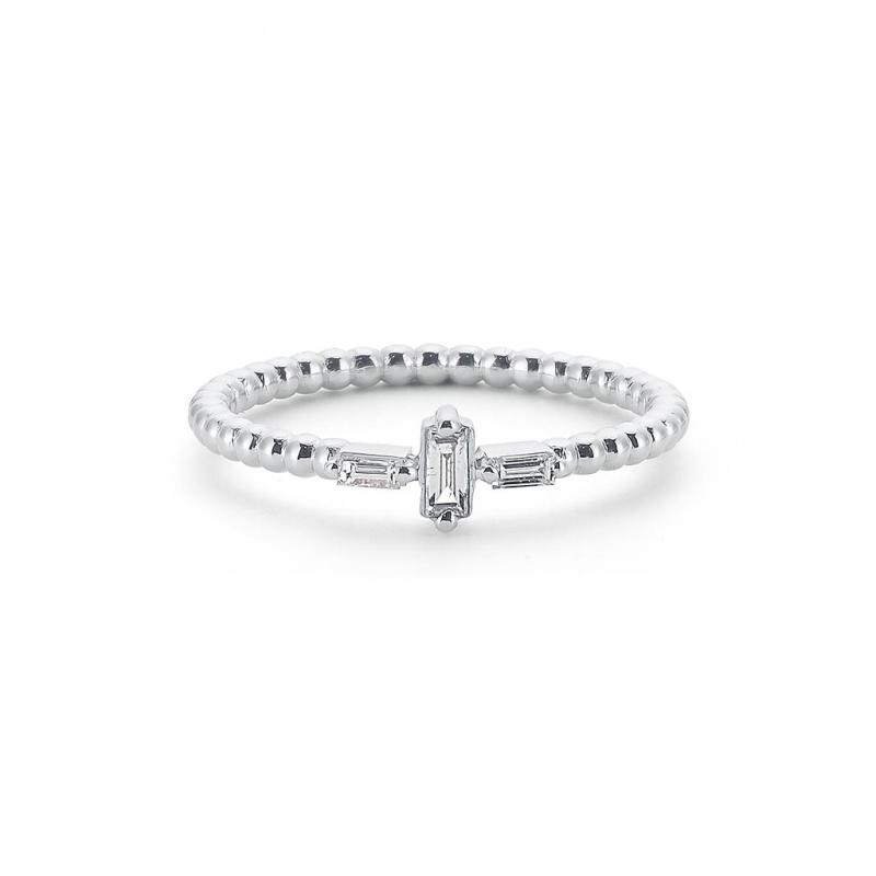 Triple Baguette Grace Diamond Ring