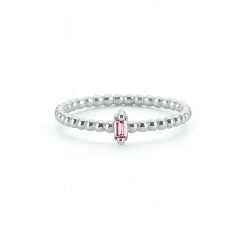 Pink Gleam Baguette Ring