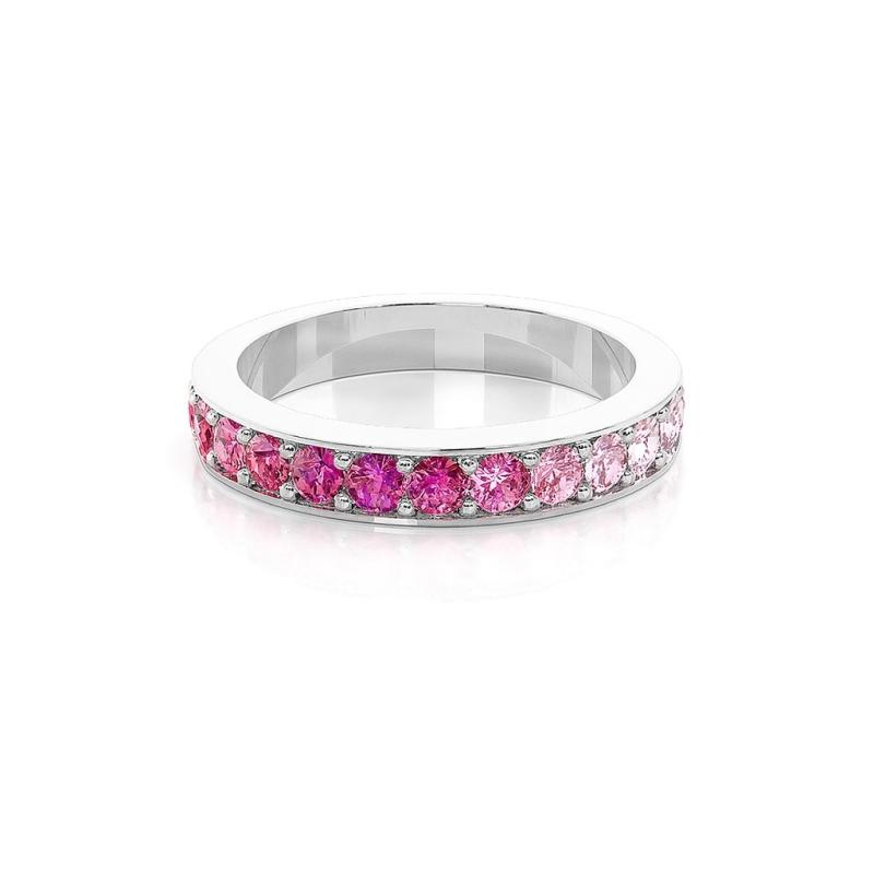 Pink Bold Band Ring