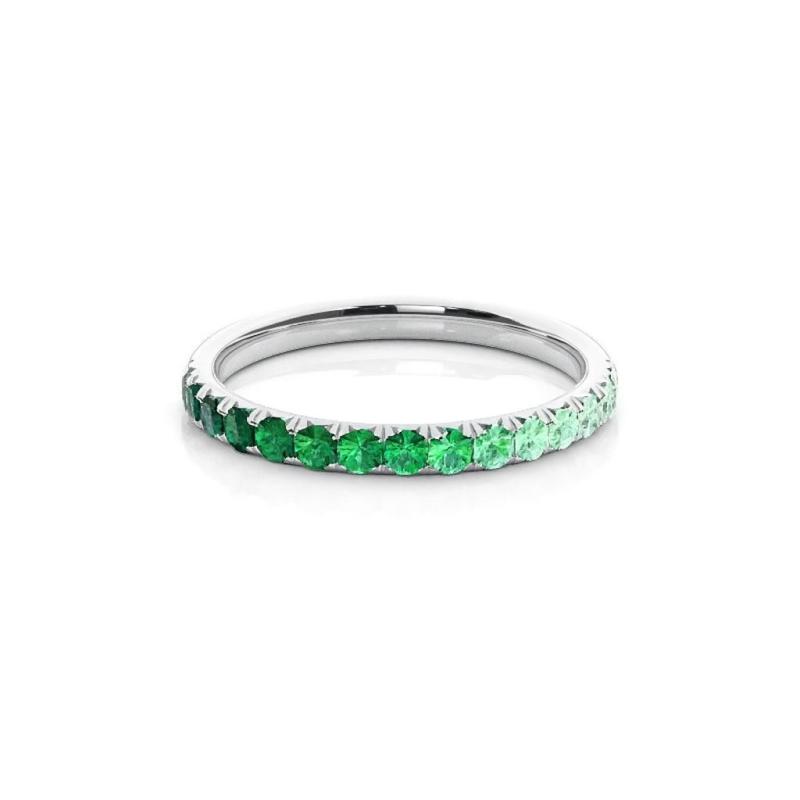 Green Glow Band Ring