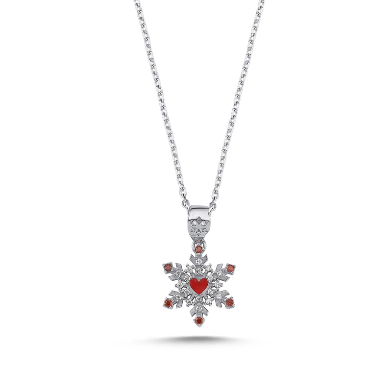 Snowflake of Love Necklace