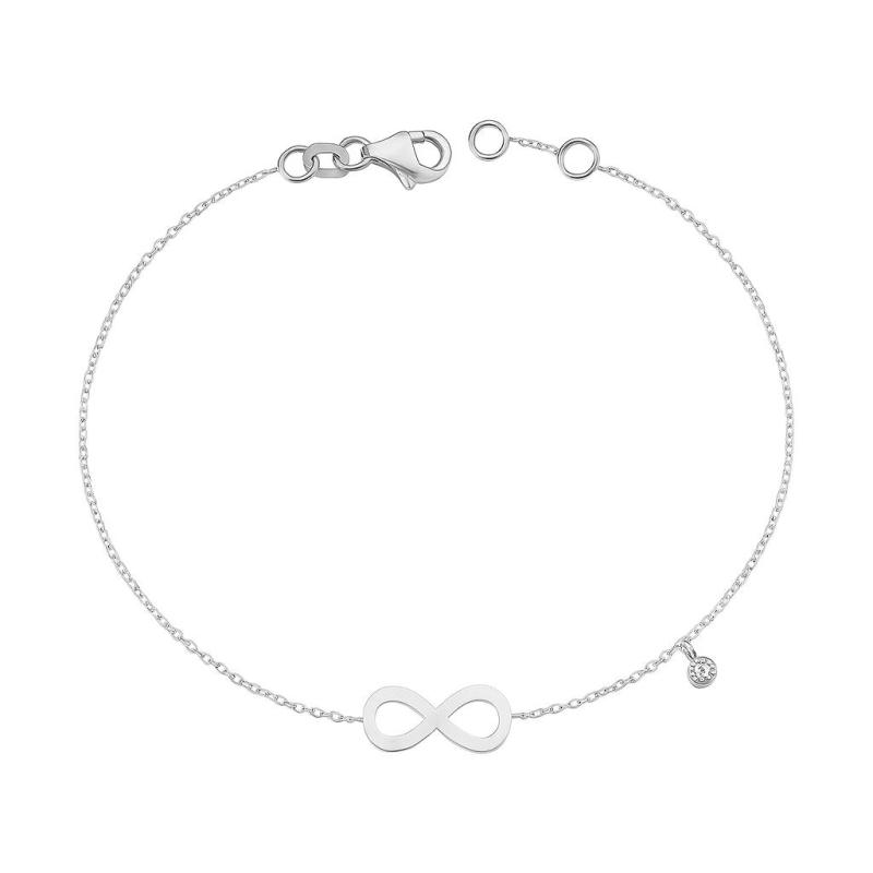 Diamond Infinity Bracelet