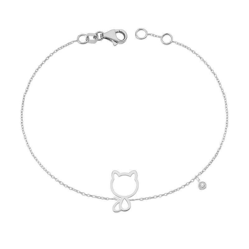 Diamond Cat Bracelet