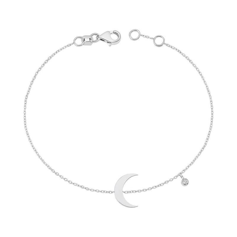 Diamond Moon Bracelet