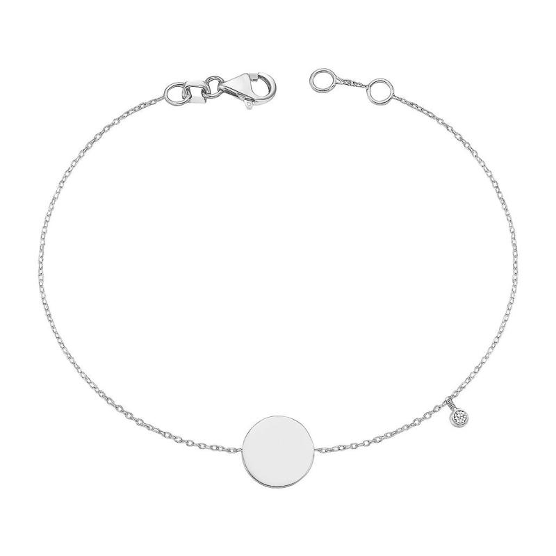Diamond Disc Bracelet
