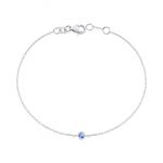 Blue Solitaire Bracelet
