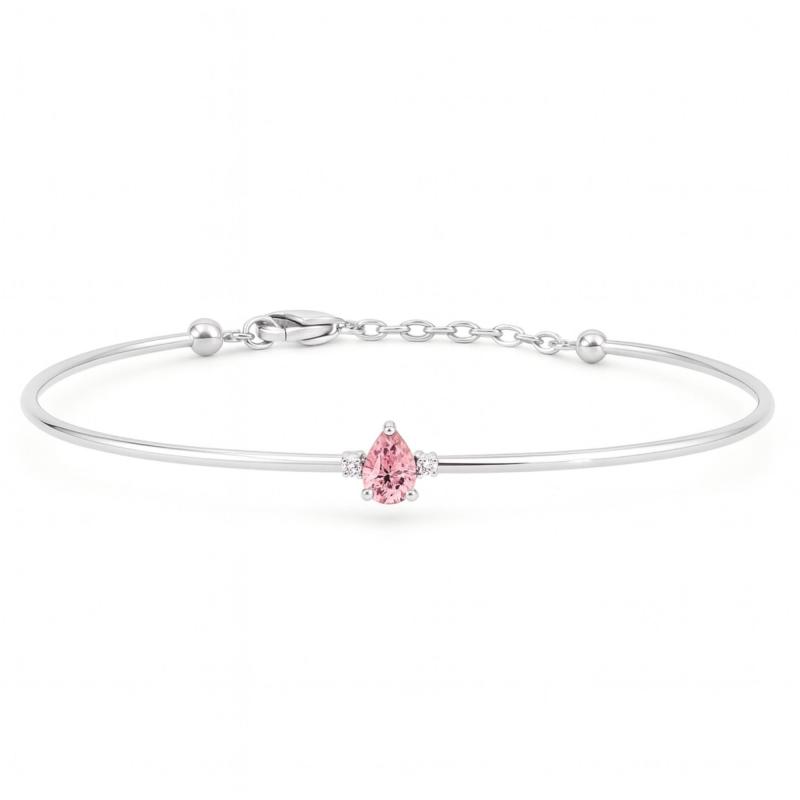 Pink Elegant Drop Bracelet
