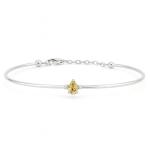 Yellow Elegant Drop Bracelet