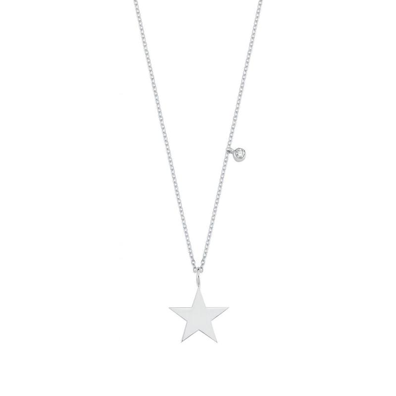Diamond Star Pendant Necklace