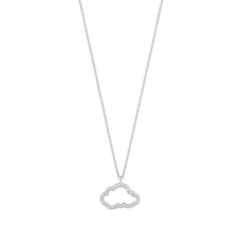 Diamond Cloud Pendant Necklace