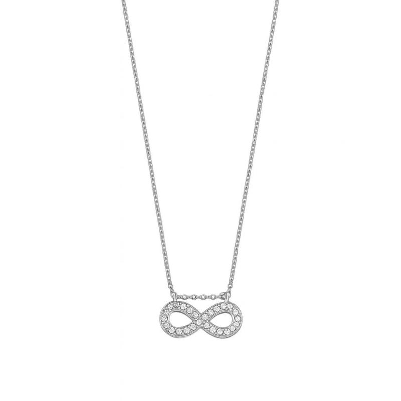 Diamond Infinity Pendant Necklace