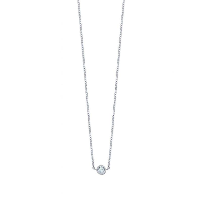 Classic Diamond Pendant Necklace