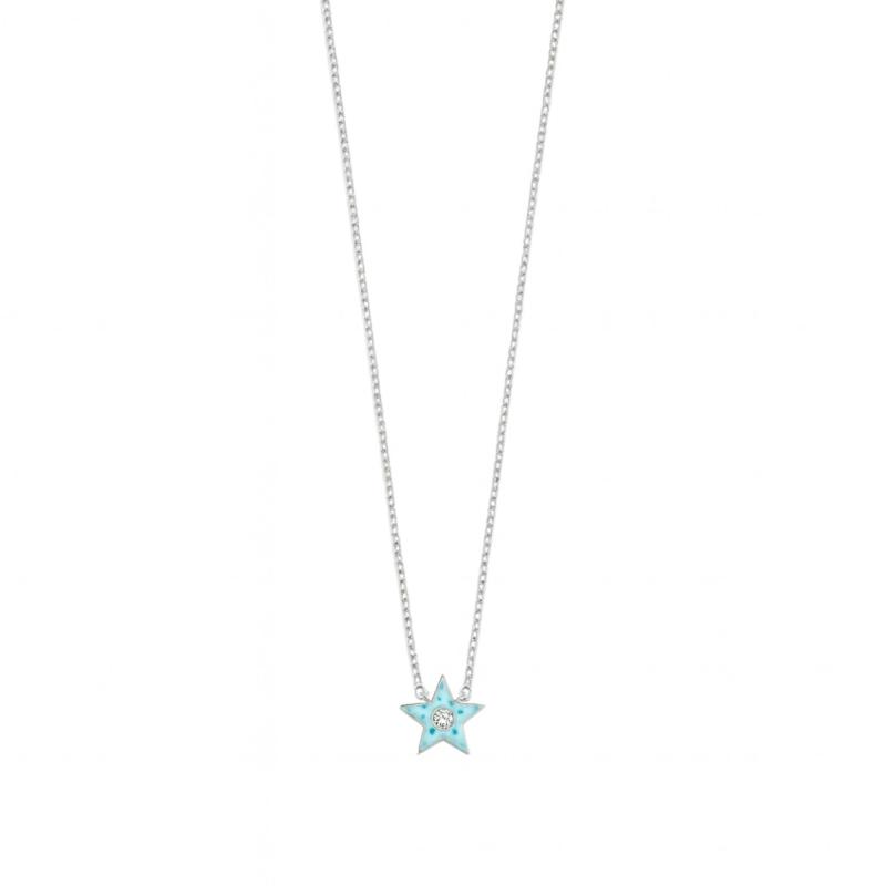 Blue Amour Star Necklace