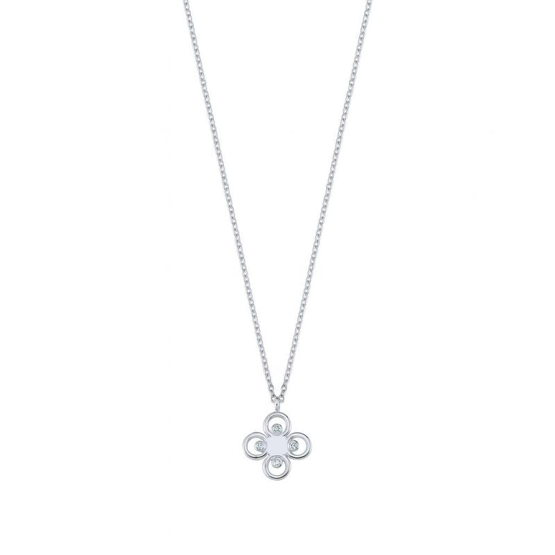 Diamond Bloom Pendant Necklace
