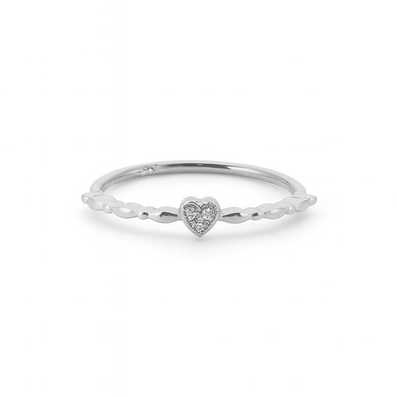 Diamond Heart Ring