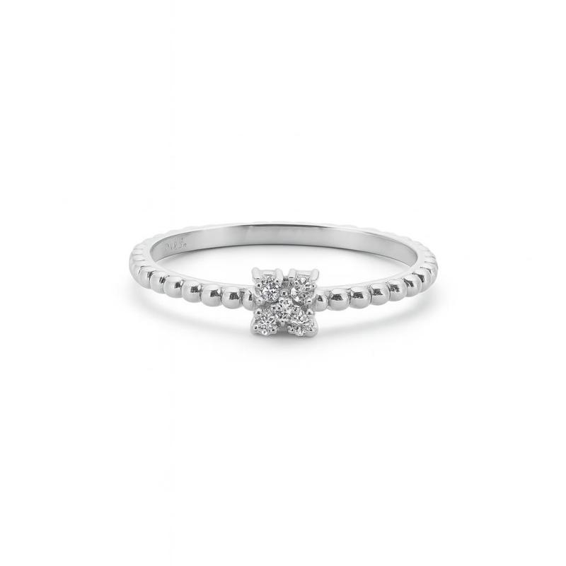 Diamond Clover Ring