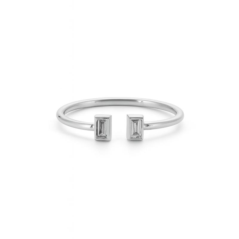 Twin Baguette Diamond Ring
