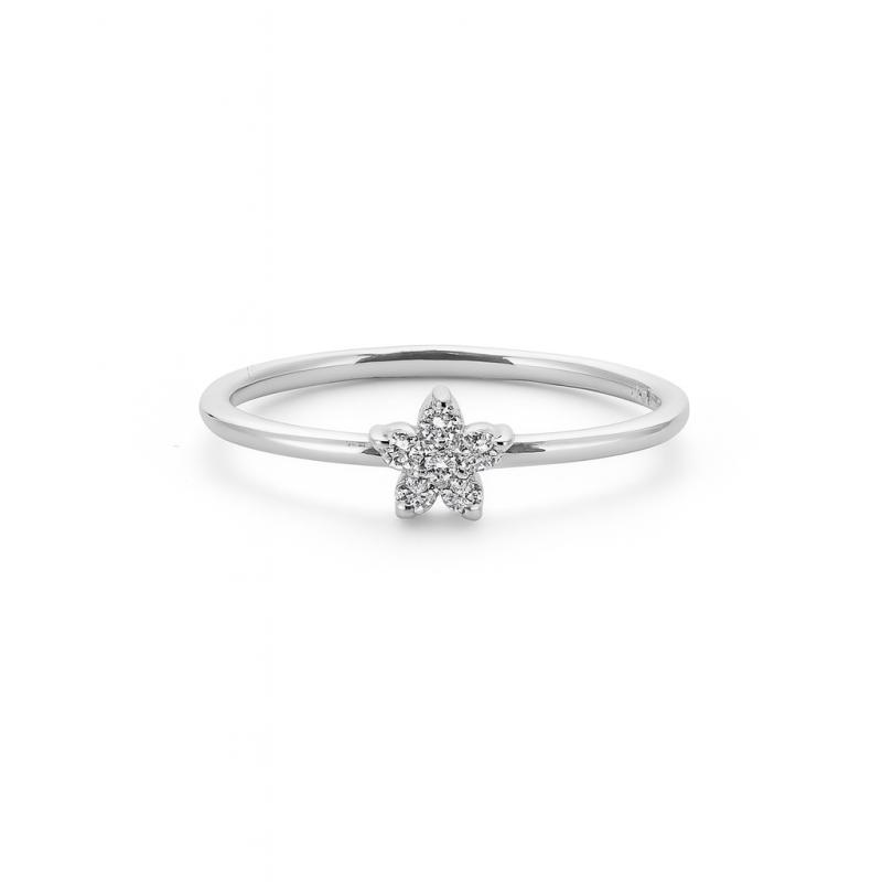 Floral Diamond Ring
