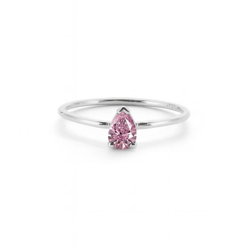 Pink Grand Drop Ring