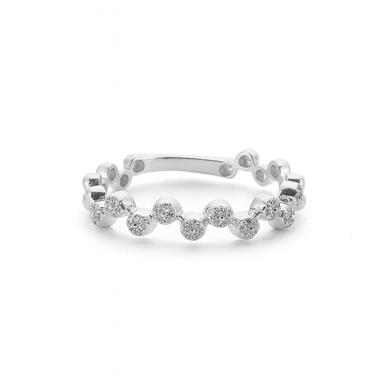 Flow Diamond Modern Ring