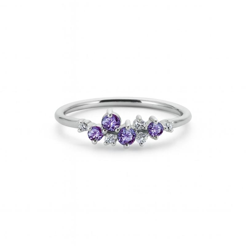 Purple Celeste Ring