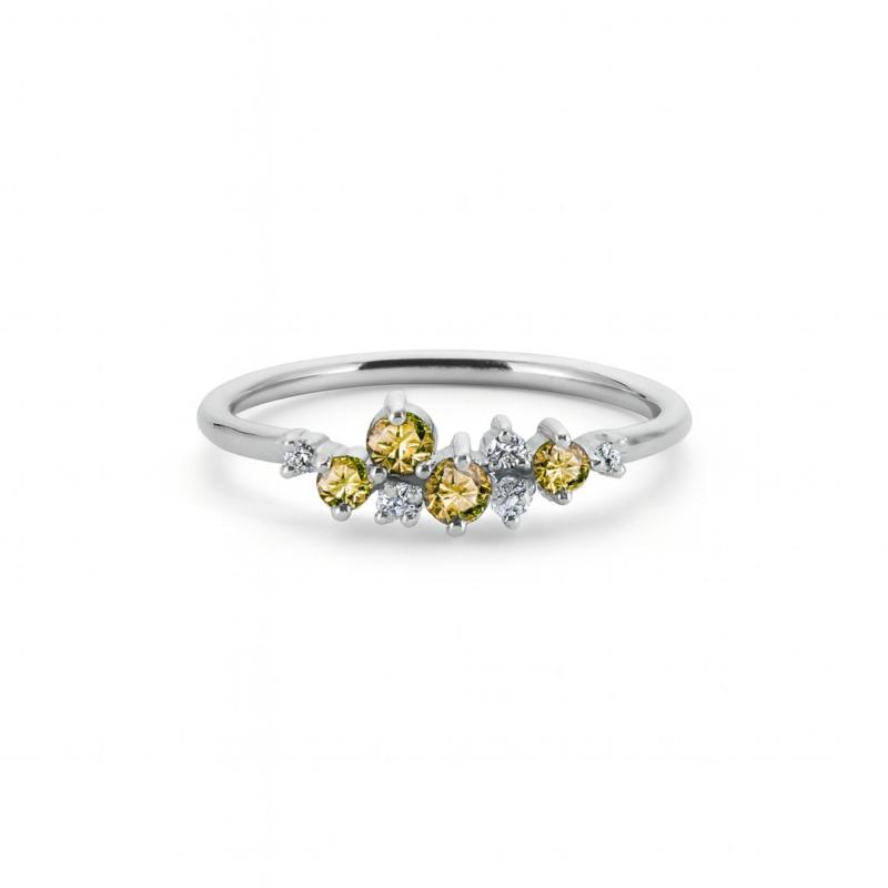 Yellow Celeste Ring
