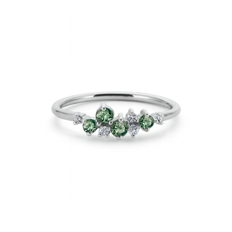 Green Celeste Ring