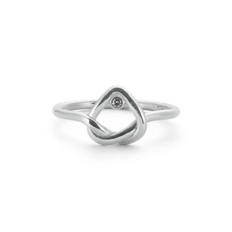 Knot Diamond Ring