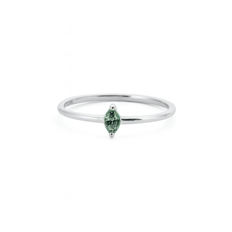 Green Marquise Ring