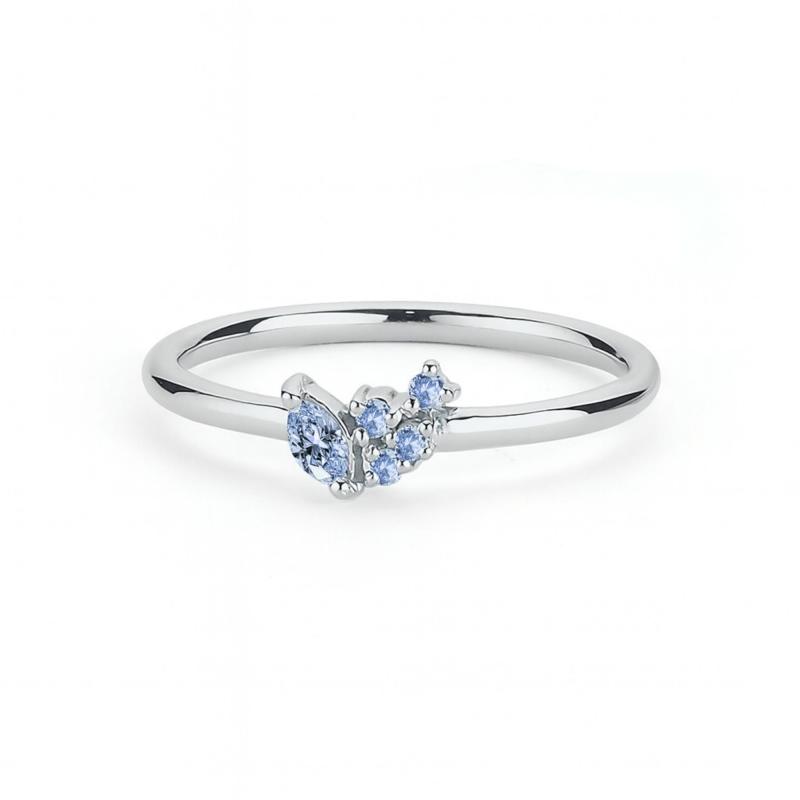Blue Bloom Ring