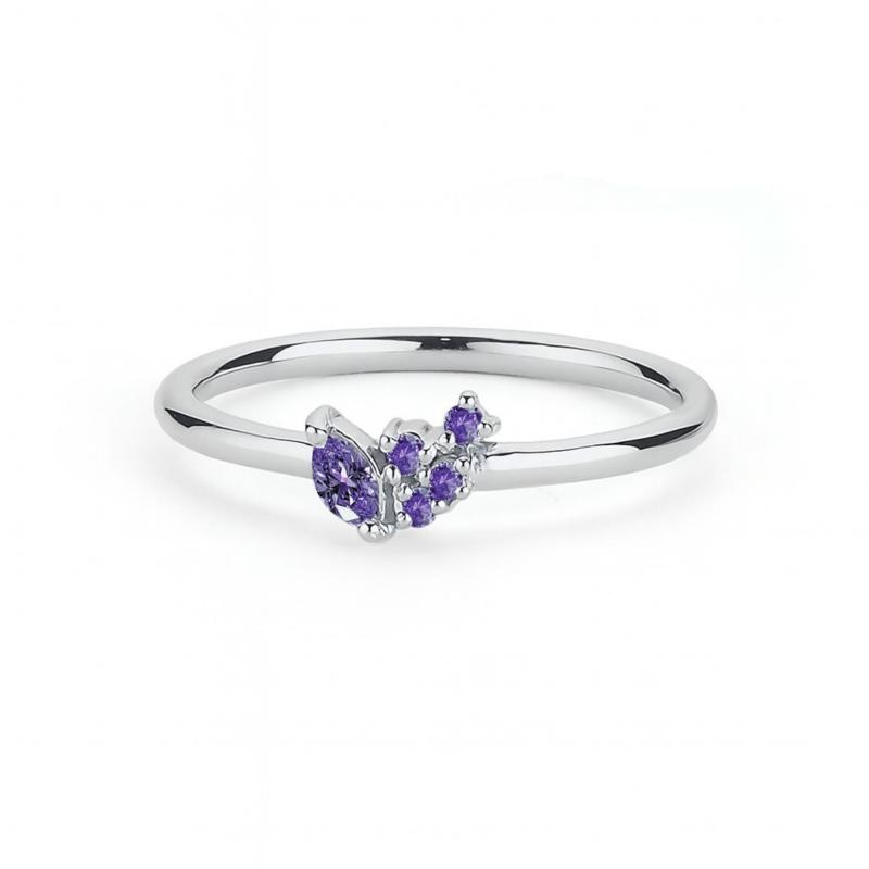 Purple Bloom Ring
