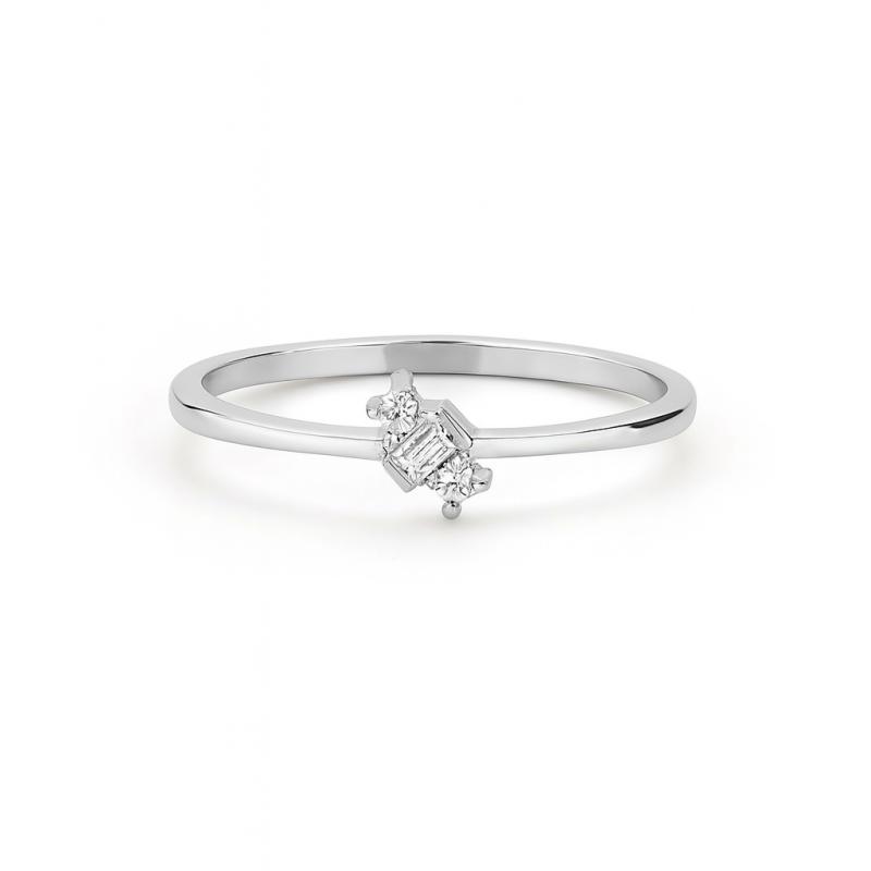 Delicate Baguette Diamond Ring